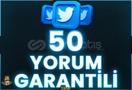 ⭐️ [GARANTİLİ] 50 TWİTTER YORUM ⭐
