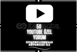 [GARANTİLİ] 50 YOUTUBE ÖZEL YORUM