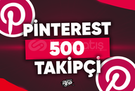 ⭐[GARANTİLİ] 500 Adet Pinterest Takipçi