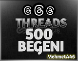 Garantili 500 Beğeni Threads - Kaliteli