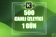 ⭐️ [GARANTİLİ] 500 CANLI YAYIN İZLENME 1 GÜN ⭐