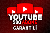 GARANTİLİ 500 GERÇEK ABONE