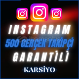 ⭐️GARANTİLİ⭐️ - 500 GERÇEK TAKİPÇİ - TELAFİLİ 