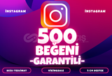 ⭐️ [GARANTİLİ] 500 İNSTAGRAM BEĞENİ⭐