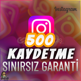 ⭐️[GARANTİLİ] 500 İNSTAGRAM KAYDETME ⭐