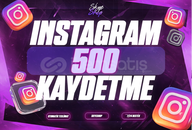 ⚡ [GARANTİLİ] 500 İNSTAGRAM KAYDETME ⚡