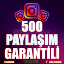 ⭐️ [GARANTİLİ] 500 İNSTAGRAM PAYLAŞIM ⭐