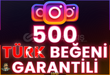 ⭐️ [GARANTİLİ] 500 İNSTAGRAM TÜRK BEĞENİ ⭐