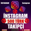 ⭐️ [GARANTİLİ] 500 İNSTAGRAM TÜRK TAKİPÇİ ⭐