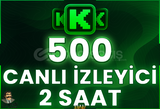 ⭐️ [GARANTİLİ] 500 CANLI YAYIN İZLENME 2 SAAT ⭐