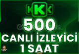 ⭐️ [GARANTİLİ] 500 KİCK CANLI YAYIN İZLENME ⭐