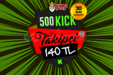 ⚜️[Garantili] 500 KICK TAKİPÇİ - 140 TL