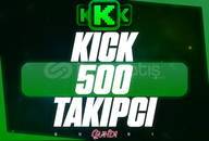 ⭐️ [GARANTİLİ] 500 KİCK TAKİPÇİ ⭐