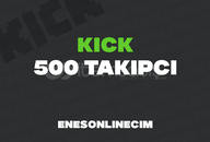 ⭐ Garantili 500 Kick Takipçi ⭐