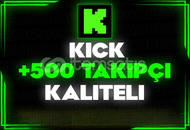⭐️[GARANTİLİ] 500 KİCK TAKİPÇİ | KALİTELİ⭐️