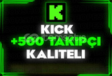 ⭐️[GARANTİLİ] 500 KİCK TAKİPÇİ | KALİTELİ⭐️