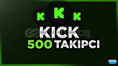 ⭐️[GARANTİLİ] 500 KİCK TAKİPÇİ | KALİTELİ ⭐️