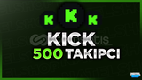 ⭐️[GARANTİLİ] 500 KİCK TAKİPÇİ | KALİTELİ⭐️