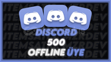 [GARANTİLİ] 500 Offline Discord Üye - Anlık