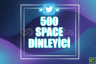 ⭐️ [GARANTİLİ] 500 SPACE DİNLEYİCİ 1 SAAT ⭐