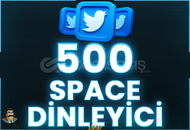 ⭐️ [GARANTİLİ] 500 SPACE DİNLEYİCİ 1 SAAT ⭐