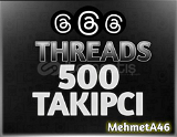 Garantili 500 Takipçi Threads - Kaliteli