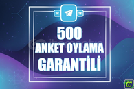 ⭐️ [GARANTİLİ] 500 TELEGRAM ANKET OYLAMA ⭐