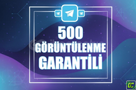 ⭐️ [GARANTİLİ] 500 TELEGRAM GÖRÜNTÜLENME ⭐