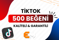 ⭐️ [GARANTİLİ] 500 TİKTOK BEĞENİ ⭐
