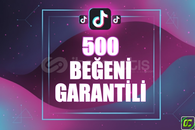 ⭐️ [GARANTİLİ] 500 TİKTOK BEĞENİ ⭐