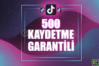 ⭐️ [GARANTİLİ] 500 TİKTOK KAYDETME ⭐