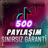 ⭐️ [GARANTİLİ] 500 TİKTOK PAYLAŞIM ⭐