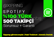 GARANTİLİ | 500 TÜRK TAKİPÇİ SPOTİFY