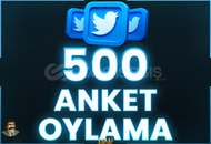 ⭐️ [GARANTİLİ] 500 TWİTTER ANKET OYLAMA ⭐