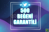⭐️ [GARANTİLİ] 500 TWİTTER BEĞENİ ⭐