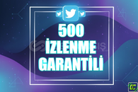 ⭐️ [GARANTİLİ] 500 TWİTTER İZLENME ⭐