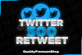 ⭐[GARANTİLİ]500 TWİTTER RETWEET