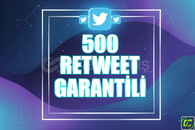 ⭐️ [GARANTİLİ] 500 TWİTTER RETWEET ⭐