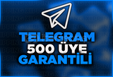 GARANTİLİ | 500 ÜYE TELEGRAM PREMİUM SERVİS