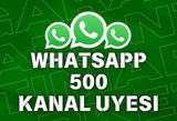 ⭐[GARANTILI] 500 WHATSAPP KANAL UYESI⭐