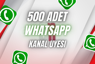 ⭐[GARANTILI] 500 WHATSAPP KANAL UYESI⭐