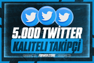 ⭐[GARANTİLİ] 5.000 GERÇEK TAKİPÇİ TWİTTER