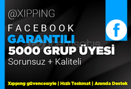 GARANTİLİ | 5000 GRUP ÜYESİ FACEBOOK | KALİTELİ