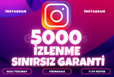 ⭐️ [GARANTİLİ] 5000 İNSTAGRAM İZLENME ⭐