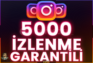 ⭐️ [GARANTİLİ] 5000 İNSTAGRAM İZLENME ⭐