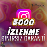 ⭐️[GARANTİLİ] 5000 İNSTAGRAM İZLENME ⭐