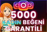 ⭐️ [GARANTİLİ] 5000 İNSTAGRAM KADIN BEĞENİ ⭐