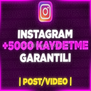 ⭐️ [GARANTİLİ] 5000 İNSTAGRAM KAYDETME ⭐