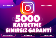⭐️ [GARANTİLİ] 5000 İNSTAGRAM KAYDETME ⭐