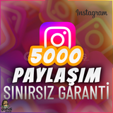 ⭐️[GARANTİLİ] 5000 İNSTAGRAM PAYLAŞIM ⭐